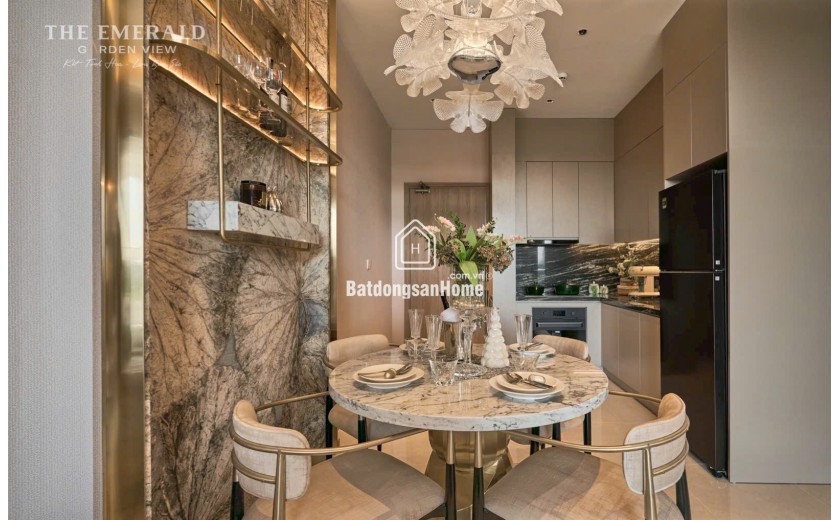 THE EMERALD GARDEN VIEW Căn hộ 1+PN, giá 1,x tỷ, view hồ bơi, tại Bình Dương số lượng không nhiều